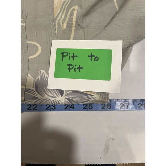 Tommy Bahama 100% Silk Hawaiian Floral Print Pattern Shirt L Tropical Water Lily - Picture 5 of 9